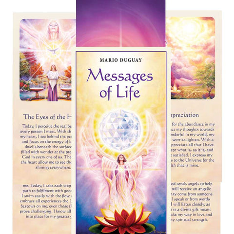 Messages Of Life Deck Cards Esoteric Fortune Telling Blue Angel NEW