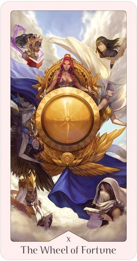 Heavenly Bloom Tarot Deck Noa Ikeda US Games Rose Gold with Guidebook