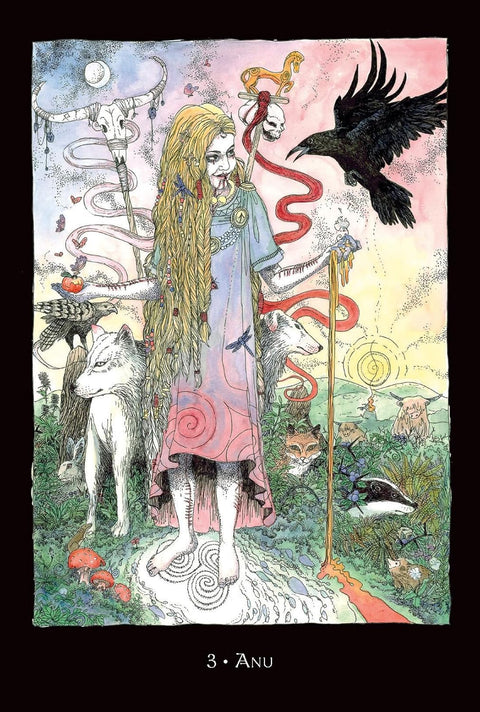 Call of the Morrigan Oracle Deck 45 Cards & Guidebook by Llewellyn