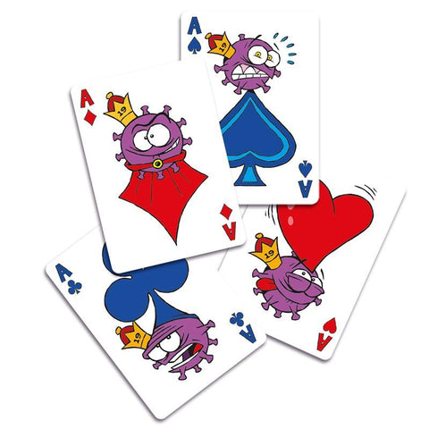 Pandemic Playing Cards Poker Deck by Mapez Difatta USPCC Custom Art