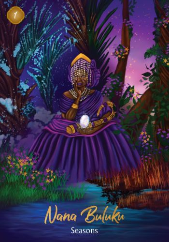 African Goddess Rising Oracle Cards Deck & Guidebook Abiola Abrams