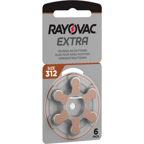78x Rayovac 312 Hearing Aid Batteries Value Pack PR41 DA312
