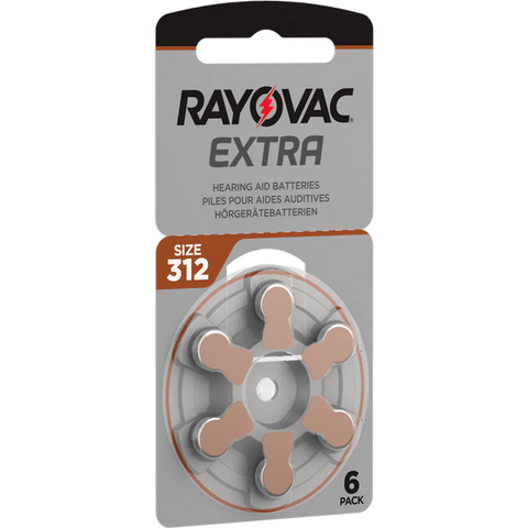 48x Rayovac 312 Hearing Aid Batteries 6 Month Supply PR41 Zinc Air