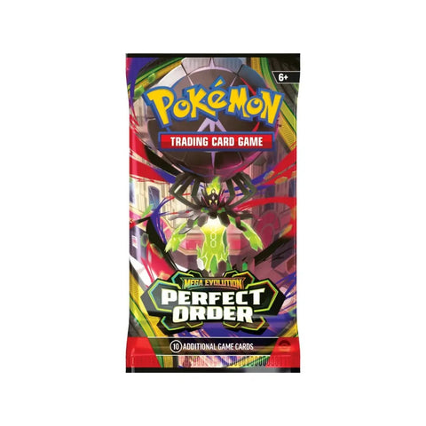 Pokemon TCG Mega Evolution Perfect Order Booster Pack 10 Cards EN