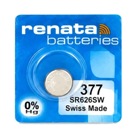 Renata 377 SR626SW 1.55V Swiss Made watch battery