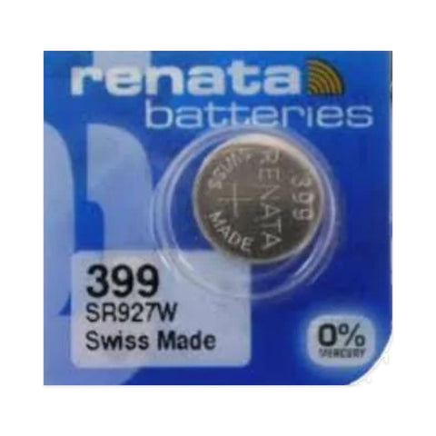 Renata 399 SR927W silver oxide battery blister