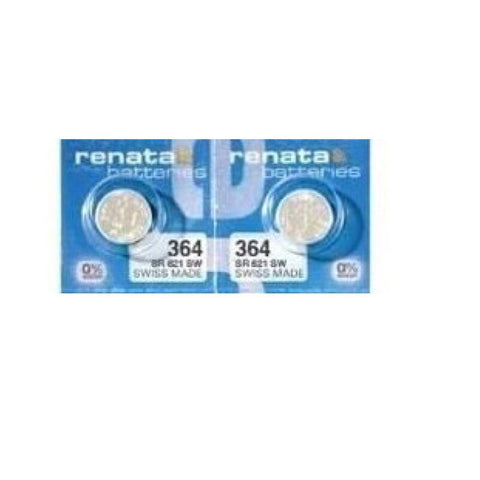 5x Renata 364 SR621SW Silver Oxide 1.55V Watch Batteries Swiss Made