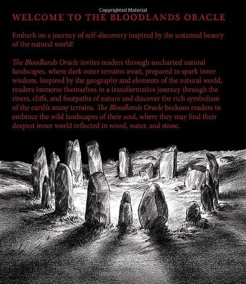 Bloodlands Oracle Deck 42 Cards & Guidebook Schiffer Publishing Divination Set