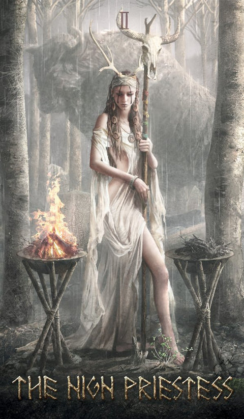 Runic Tarot Deck & Guidebook Set Norse Mythology Lo Scarabeo 78 Cards