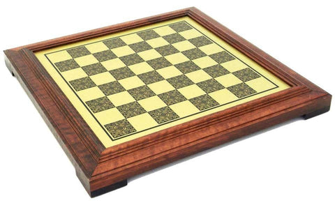 Handmade Italfama Roman vs Barbarian Chess Set, Metal/Wood, Gold & Silver, Italy