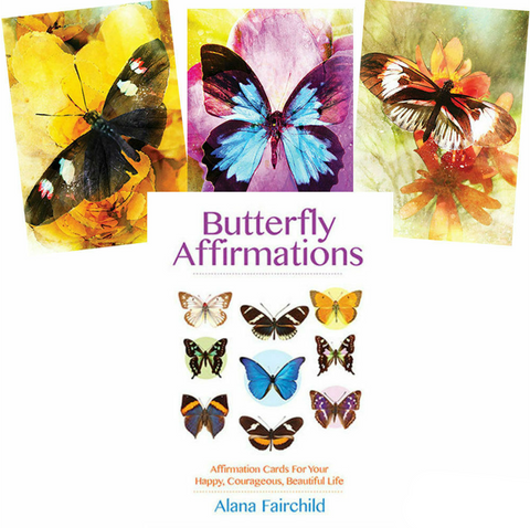 Butterfly Affirmations Deck Cards Esoteric Alana Fairchild Blue Angel Ba44