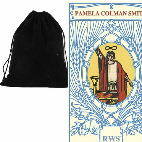Rider Waite Smith Tarot Deck by Lo Scarabeo with Velvet Bag 78 Cards