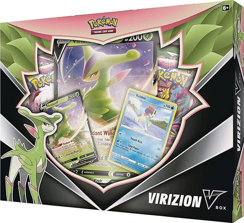 Pokemon TCG Virizion V Box Sword & Shield - 4 Booster Packs English Sealed