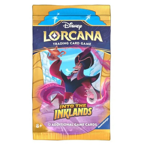Disney Lorcana Into the Inklands Sealed Booster Pack 12 Cards EN