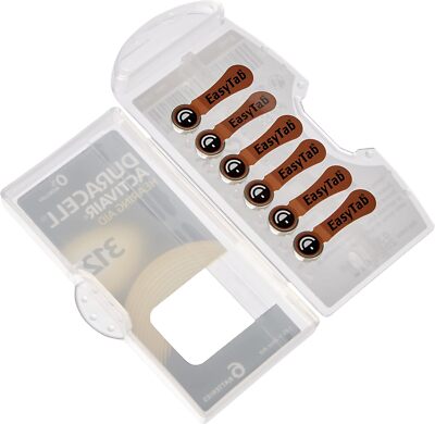 120x Duracell Activair 312 Hearing Aid Batteries Zinc Air 1.45V Mercury
