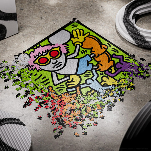 Keith Haring Andy Mouse 1000 Piece Art Jigsaw Puzzle by Theory11 New