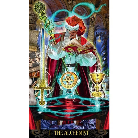 Illuminati Tarot Premium Gilded Deck New Edition by Lo Scarabeo