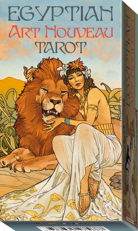Egyptian Art Nouveau Tarot Deck by Massaglia Lo Scarabeo 78 Cards New