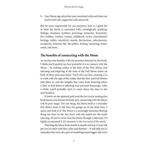 Moonology Working With The Magic Of Lunar Cycles Book (Revised) Hay House