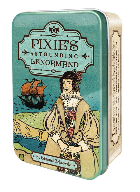 Pixie Astounding Lenormand 36-Card Deck in Tin with Guidebook US Games