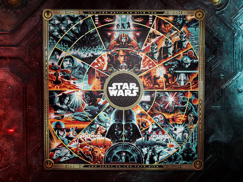 Star Wars 1000-Piece Jigsaw Puzzle Gold Foil Accents 65cm Theory11 Sealed