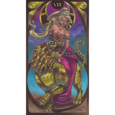 Steampunk Art Nouveau Tarot Cards Deck Lo Scarabeo By Luca Strati Modern NEW
