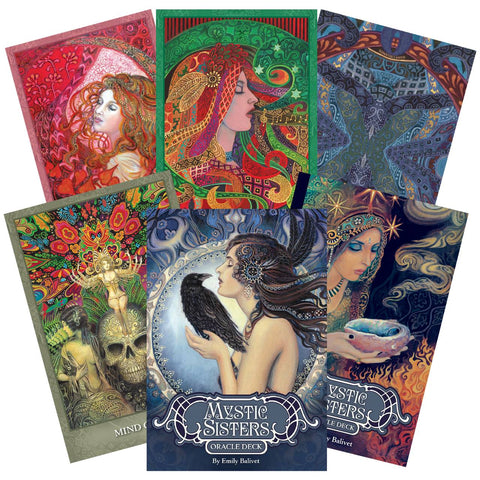 Mystic Sisters Oracle Deck 51 Cards by Emily Balivet US Games