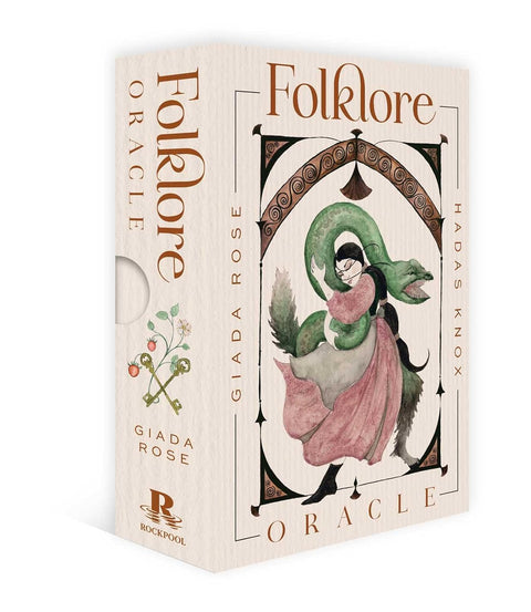 Folklore Oracle Deck by Rockpool 44 Cards & Guidebook Divination Set