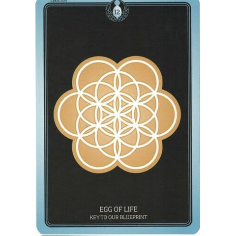Sacred Geometry Healing Cards 49-Card Oracle Deck & Guidebook Schiffer