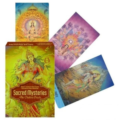 Sacred Mysteries The Chakra Oracle Cards Deck Book Set Schiffer Publishing NEW