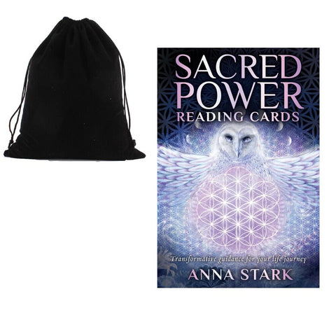 Sacred Power Reading Cards Oracle Deck by Anna Stark Rockpool with Bag