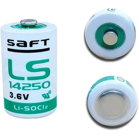8x SAFT LS14250 1/2 AA 3.6V Li-SOCl2 Lithium Battery Cells