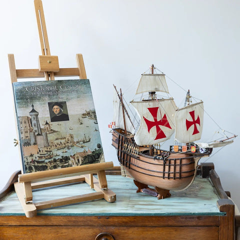OcCre Santa Maria Wooden Ship Model Kit 1:50 with Sails