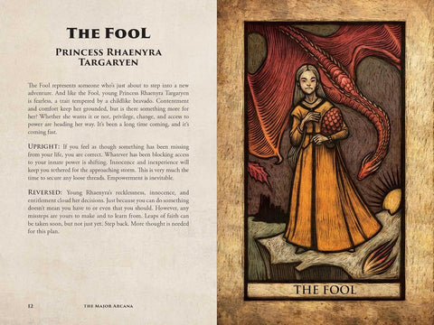 Game Of Thrones House Of The Dragon Tarot Deck & Guidebook Insight Editions