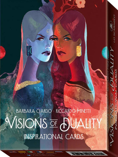 Visions Of Duality Inspirational Cards Deck & Book Reflections Lo Scarabeo