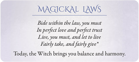 Secrets Of The Witch Oracle Cards Deck Mini Blue Angel Lucy Cavendish NEW