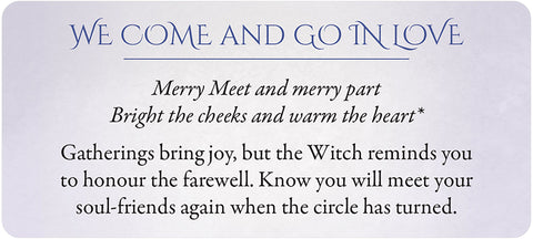 Secrets of the Witch Mini Oracle Deck by Lucy Cavendish Blue Angel