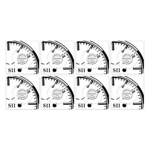 8x Seiko Seizaiken 379 SR521SW Watch Batteries