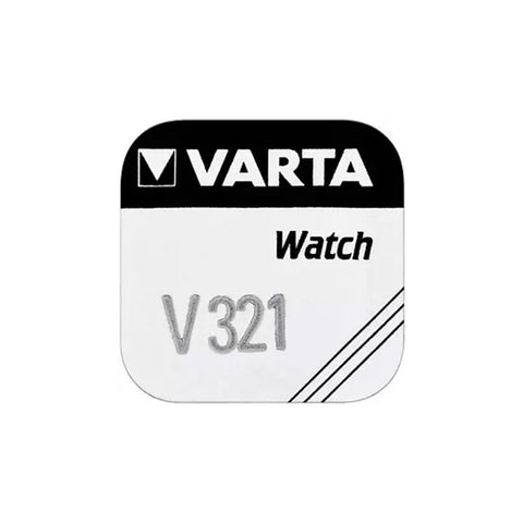 1x Varta V321 SR616 321 Silver Oxide 1.55V Watch Button Cell Battery