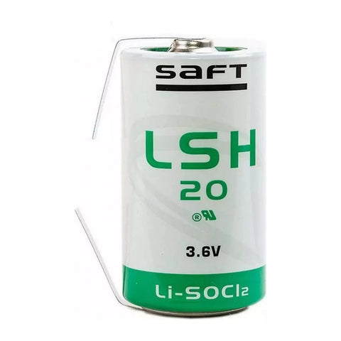 SAFT LSH20 D 3.6V Lithium Battery with U Solder Tabs