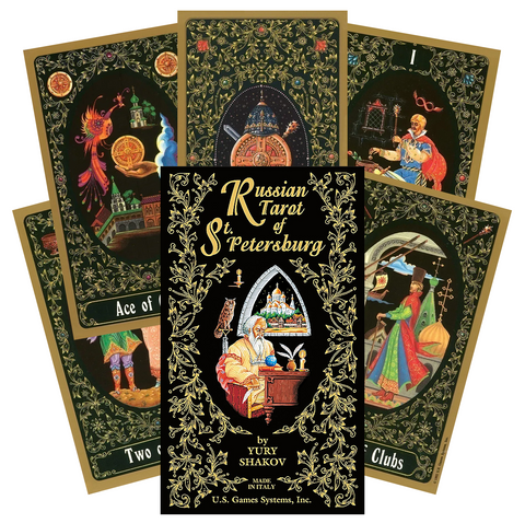 Russian Tarot of St. Petersburg 78-Card Deck by Yury Shakov US Games
