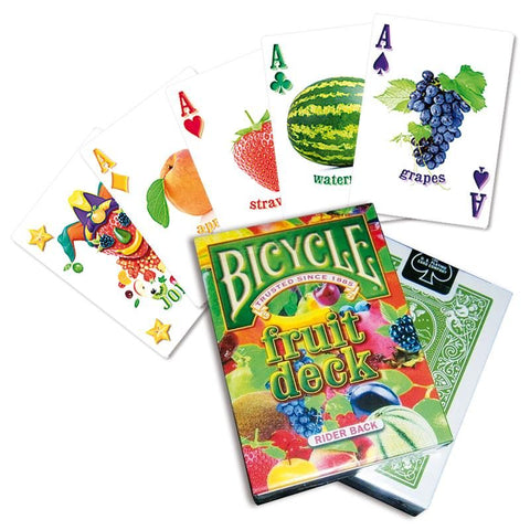 Bicycle Fruit Playing Cards Deck Poker Magic Colorful Educational