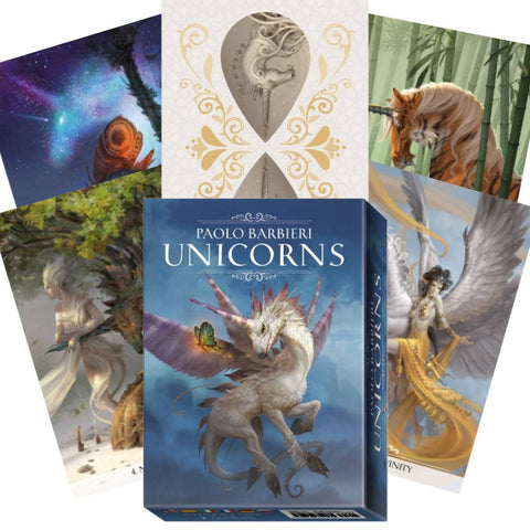 Unicorns Oracle Cards Deck By Paolo Barbieri Esoteric Telling Lo Scarabeo NEW