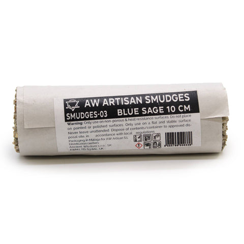 Blue Sage Smudge Stick 10cm Aura Cleansing Incense Bundle Made in Mexico