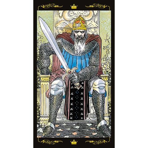 Golden Universal Tarot Deck 78 Cards Gold Foil Lo Scarabeo English