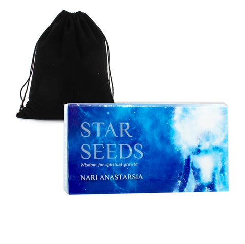 Star Seeds Inspiration Card Deck by Rockpool with Velvet Bag, 40 Cards
