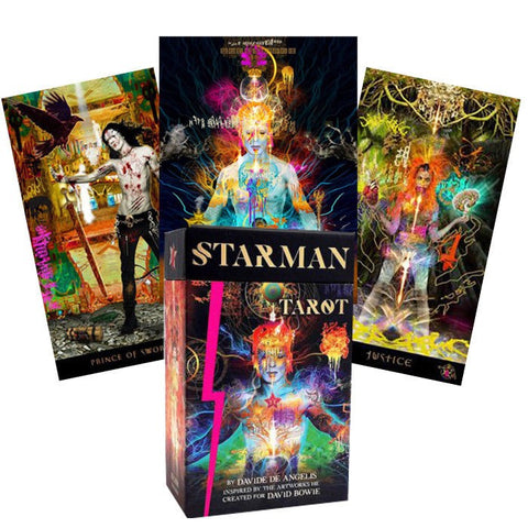 Starman Of Tarot Kit Cards Deck And Book Set Lo Scarabeo Davide De Angelis Kit37