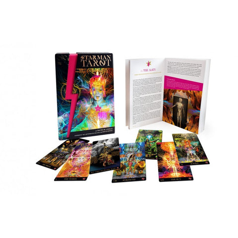 Starman Of Tarot Kit Cards Deck And Book Set Lo Scarabeo Davide De Angelis Kit37