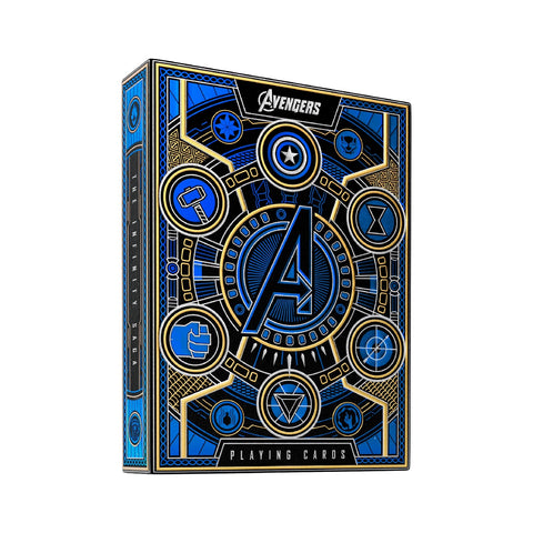 Marvel Avengers Infinity Saga Blue Poker Playing Cards by Theory11