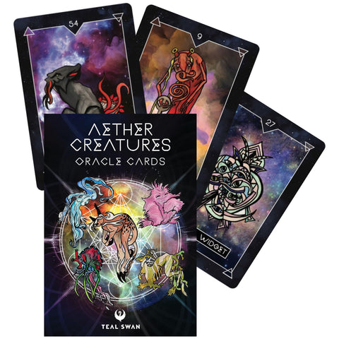 Aether Creatures Oracle Cards Deck & Booklet Teal Swan Watkins Publishing Wp25
